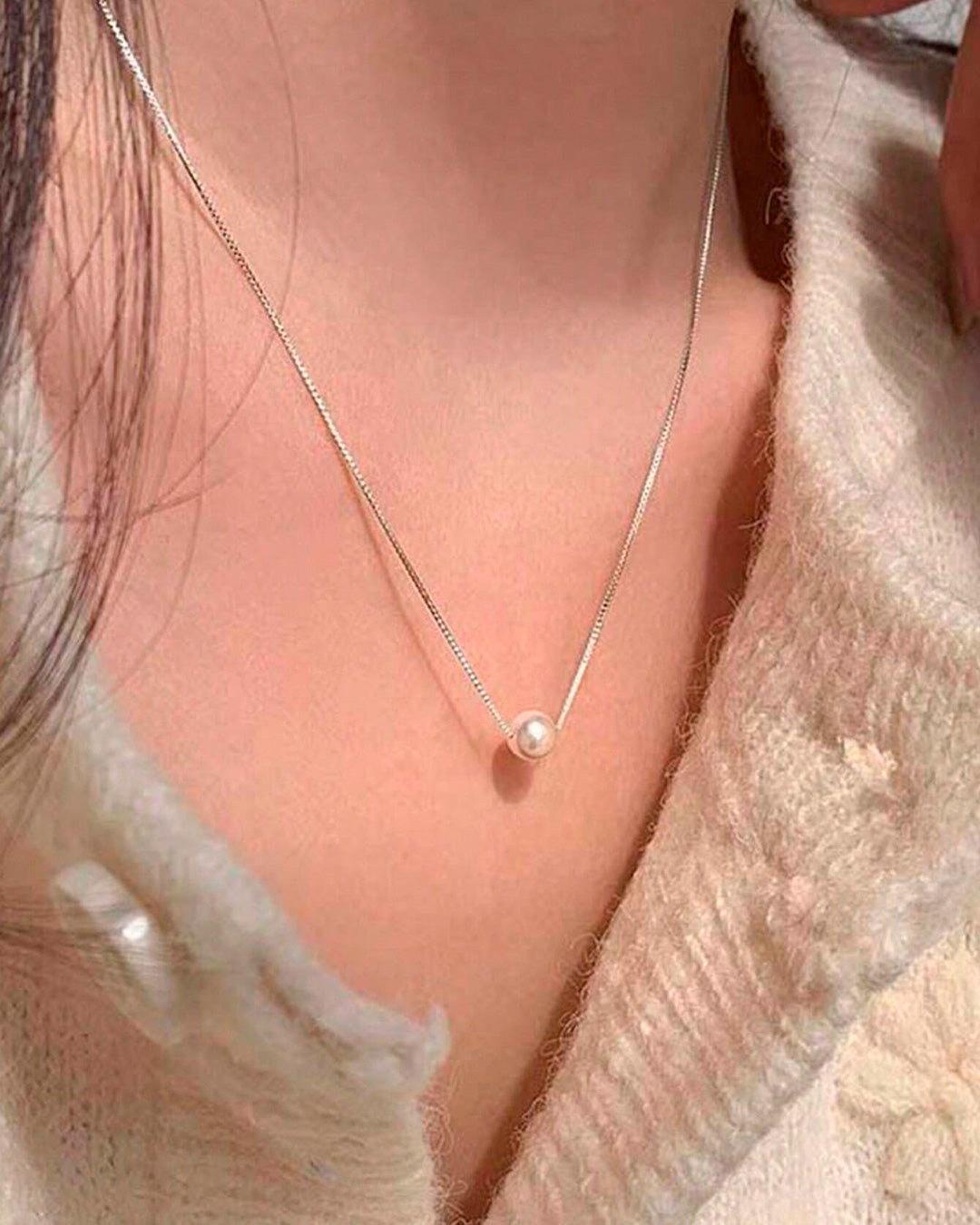 Collar Alma de Perla de plata 925