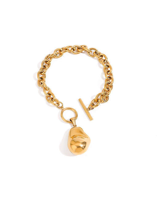 Pulsera Tierra Dorada con baño de oro de 18K
