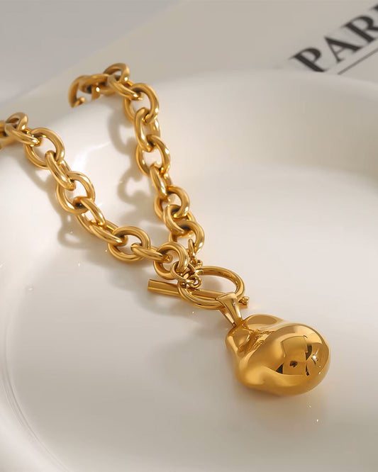Pulsera Tierra Dorada con baño de oro de 18K